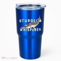 Distressed Sturgeon Whisperer Beluga Fish Funny Gift Tumbler thumb 0