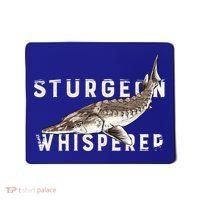 Distressed Sturgeon Whisperer Beluga Fish Funny Gift Mousepad thumb 0