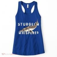 Distressed Sturgeon Whisperer Beluga Fish Funny Gift Women's Tank Top thumb 0