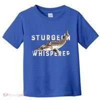 Distressed Sturgeon Whisperer Beluga Fish Funny Gift Toddler T-Shirt thumb 0
