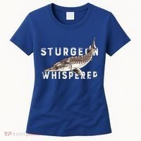 Distressed Sturgeon Whisperer Beluga Fish Funny Gift Women's T-Shirt thumb 0