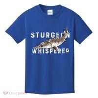 Distressed Sturgeon Whisperer Beluga Fish Funny Gift Kids T-Shirt thumb 0