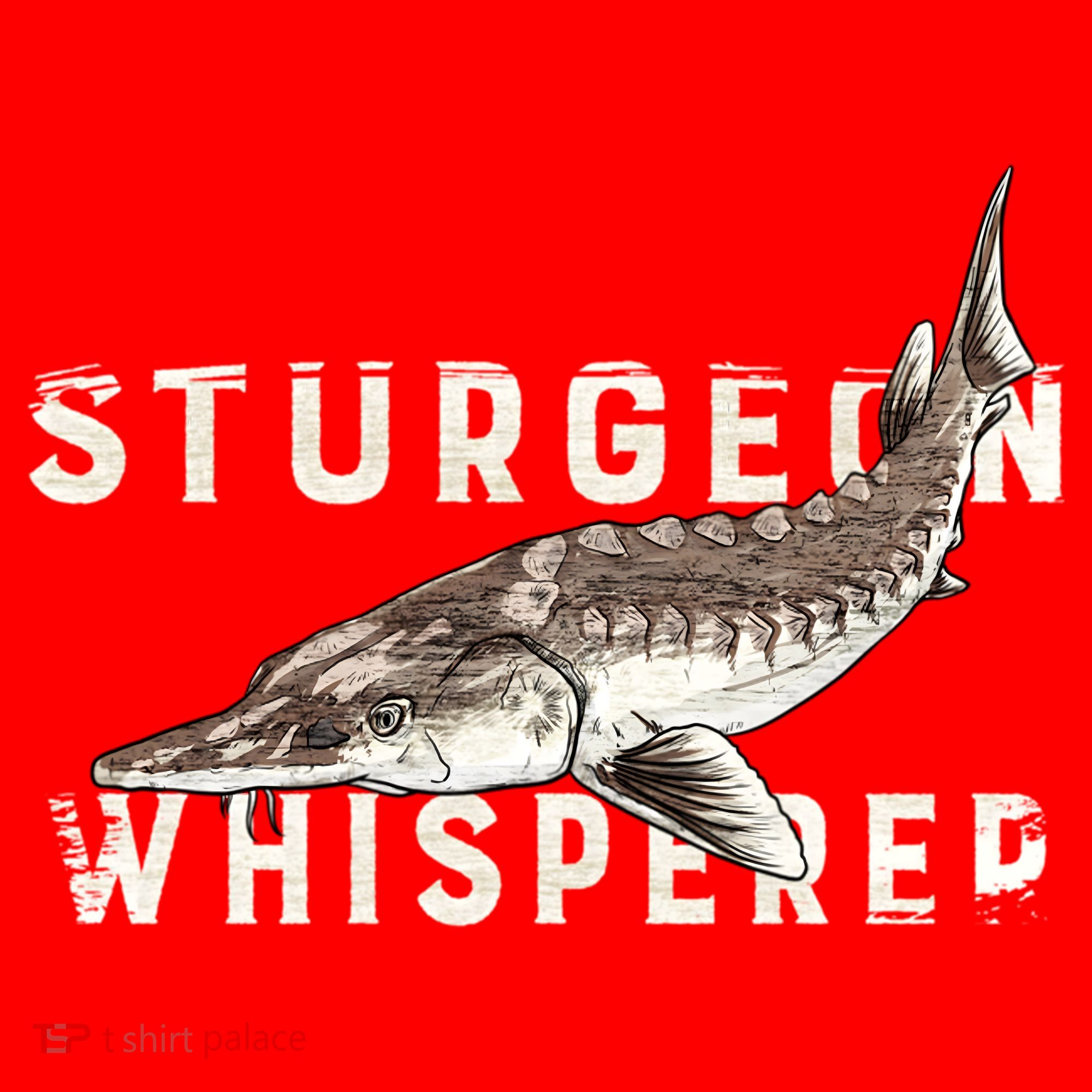 Distressed Sturgeon Whisperer Beluga Fish Funny Gift Santa Hat