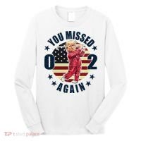 Donald Trump 02 Golf You Missed Again 2024 Election Long Sleeve Shirt thumb 0