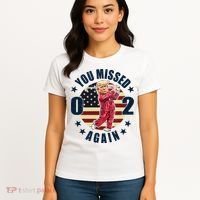Donald Trump 02 Golf You Missed Again 2024 Election Women's T-Shirt thumb 4
