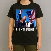 Donald Trump 2024 Survived Shot At Election Rally T-Shirt thumb 4
