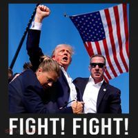 Donald Trump 2024 Survived Shot At Election Rally T-Shirt thumb 7