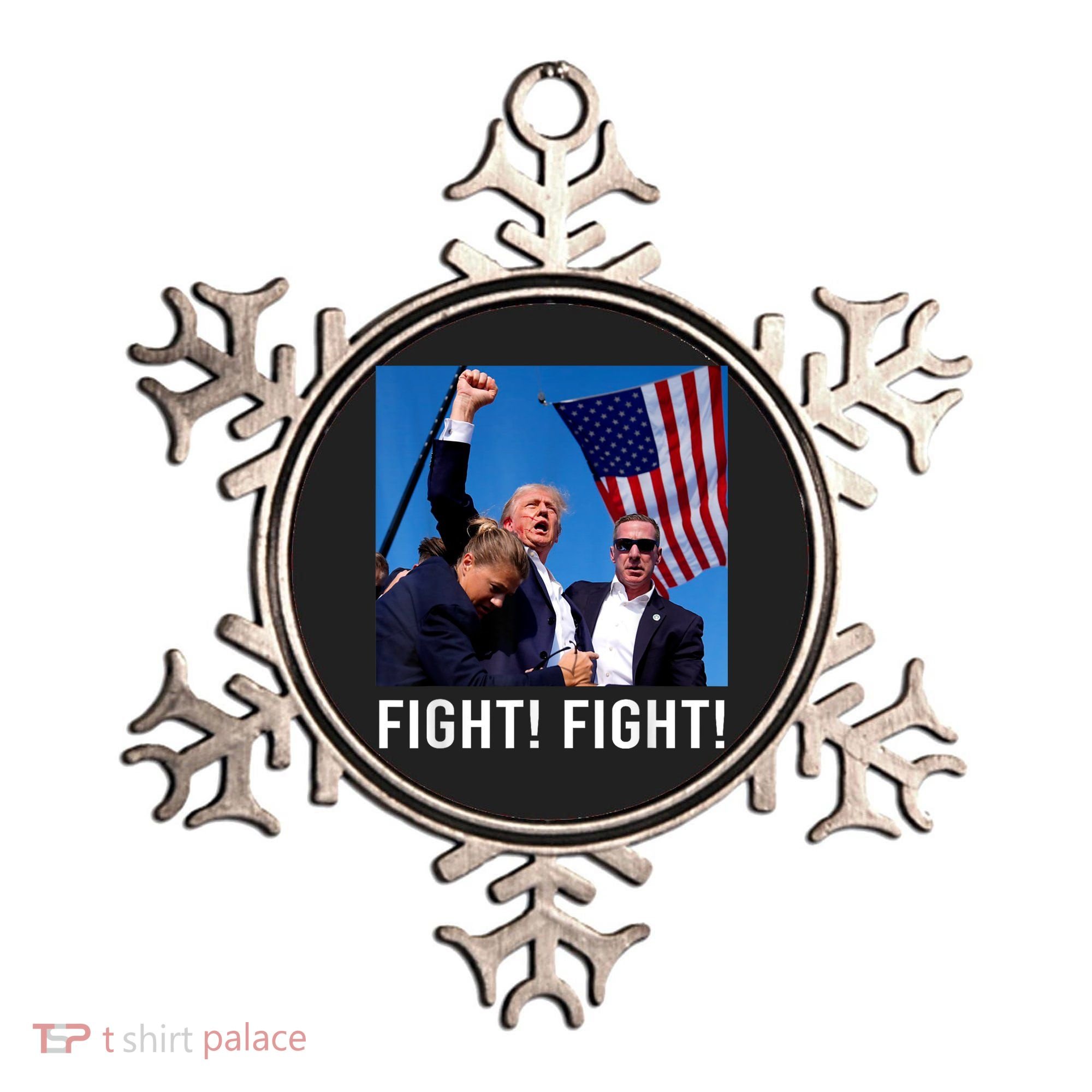 Donald Trump 2024 Survived Shot At Election Rally Ornament