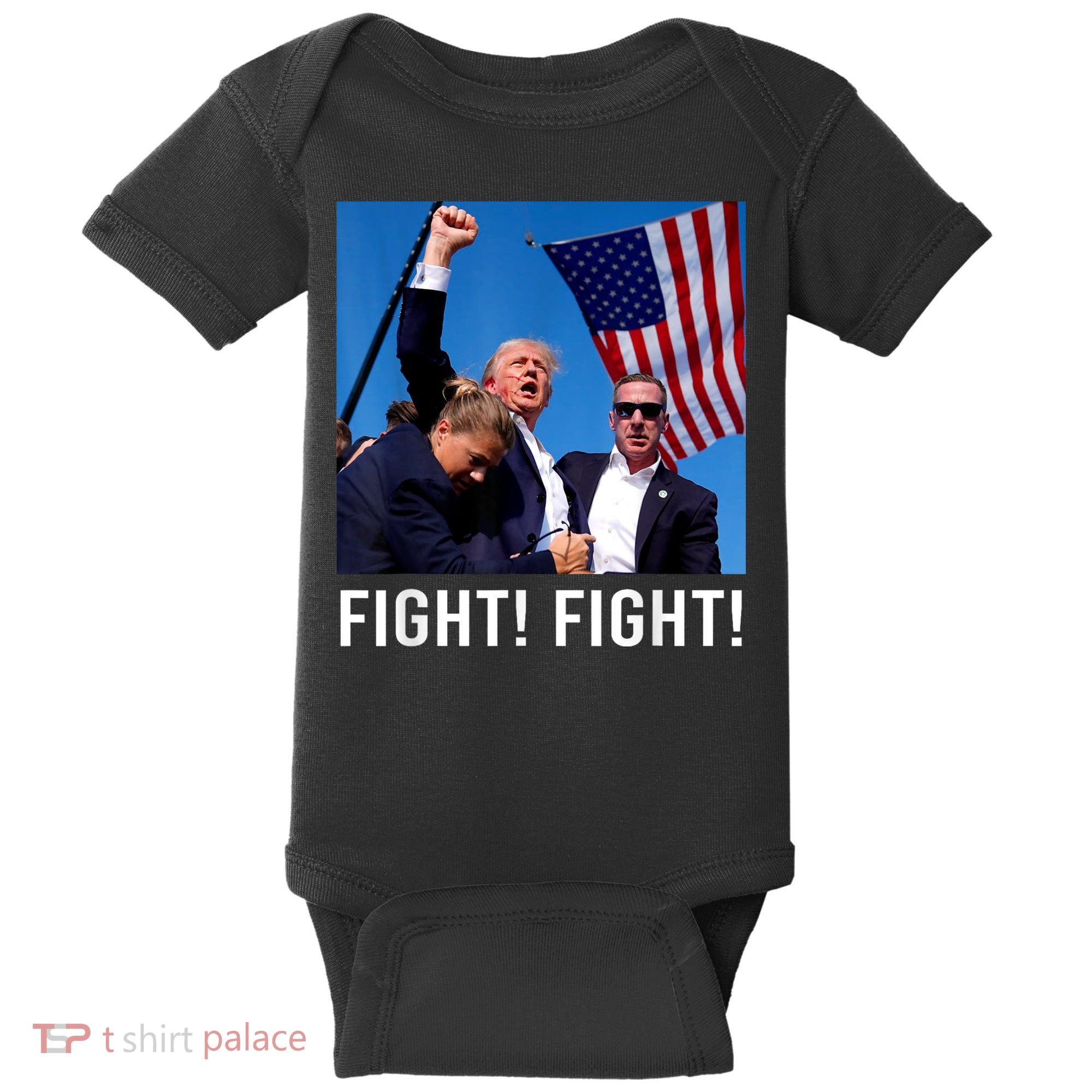Donald Trump 2024 Survived Shot At Election Rally Baby Bodysuit
