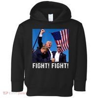 Donald Trump 2024 Survived Shot At Election Rally Toddler Hoodie thumb 0