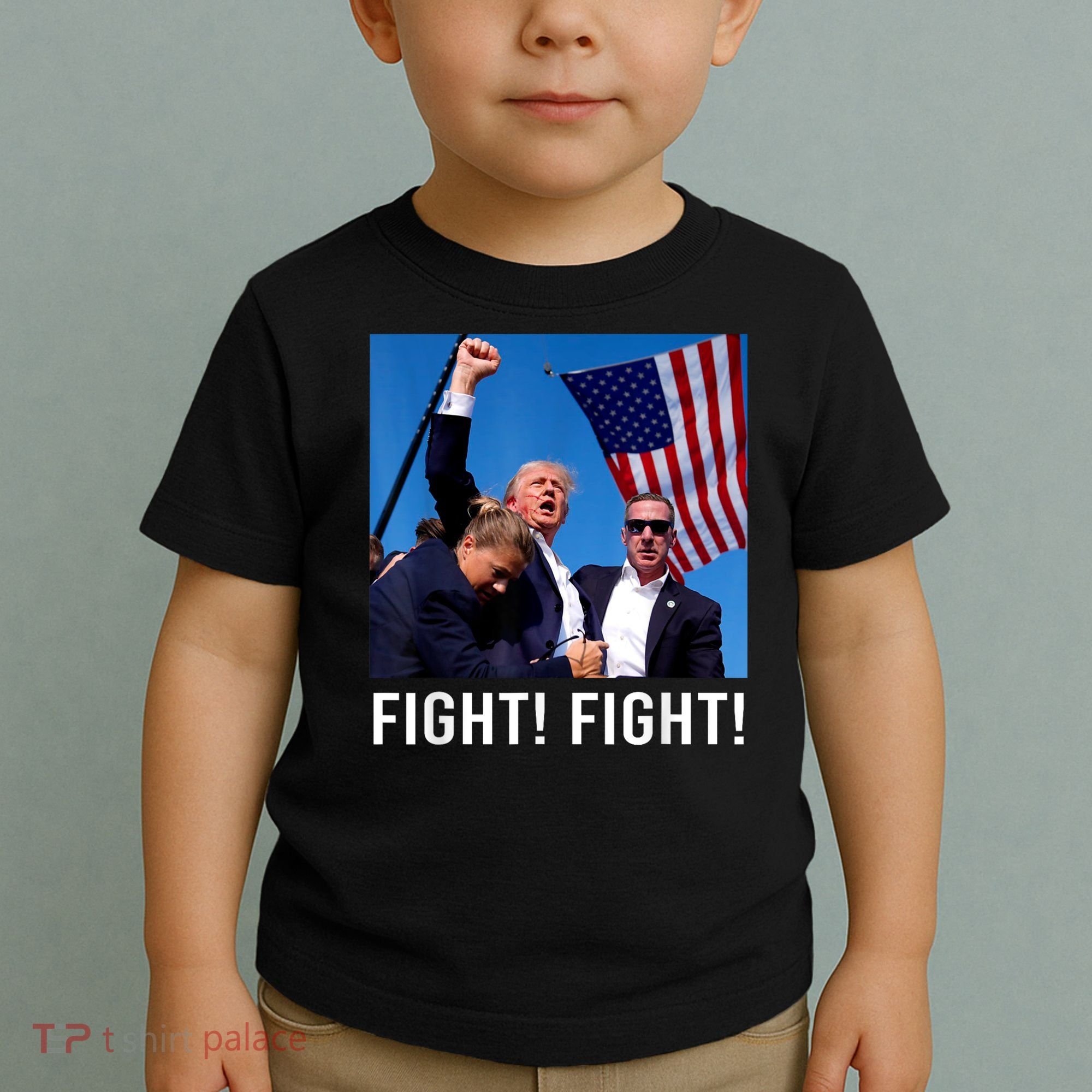 Donald Trump 2024 Survived Shot At Election Rally Toddler T-Shirt