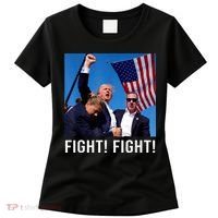 Donald Trump 2024 Survived Shot At Election Rally Women's T-Shirt thumb 0