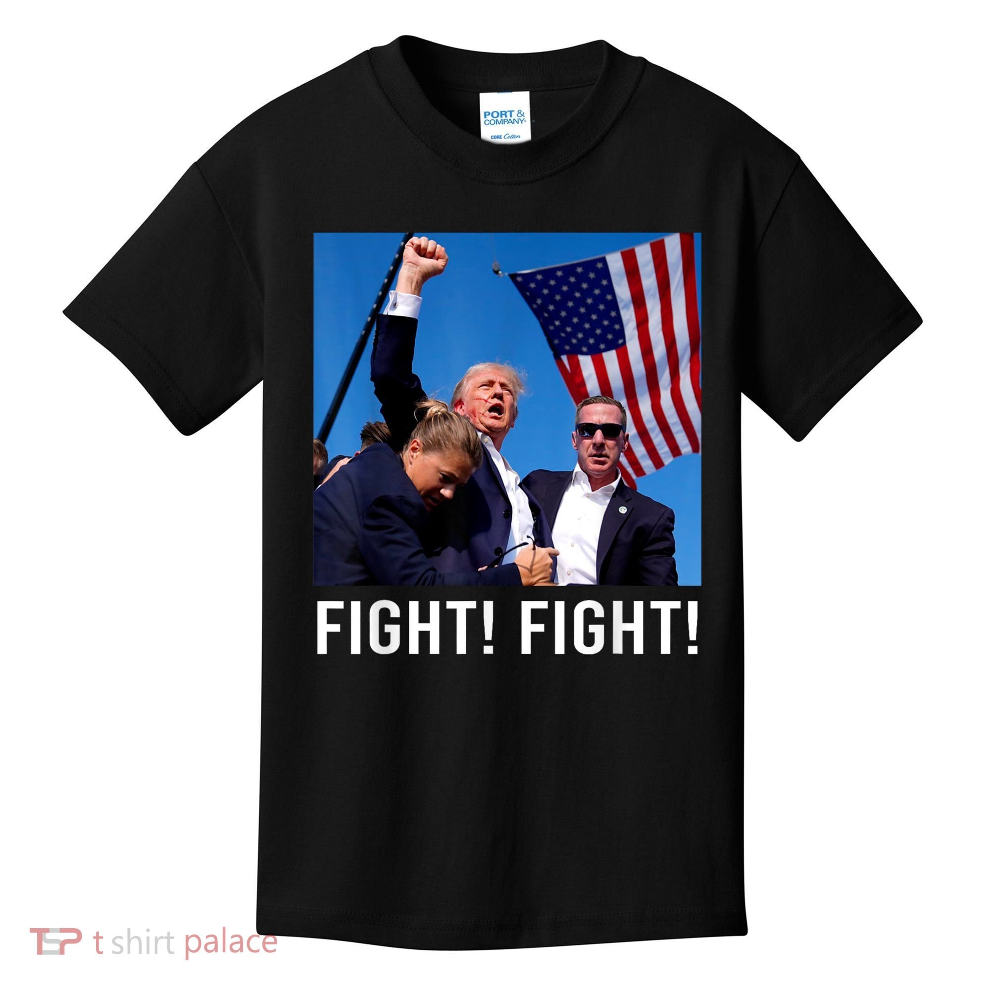 Donald Trump 2024 Survived Shot At Election Rally Kids T-Shirt