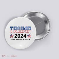 Donald Trump 2024 Take America Back Button thumb 0