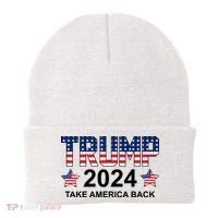 Donald Trump 2024 Take America Back Beanie thumb 0