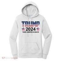 Donald Trump 2024 Take America Back Women's Hoodie thumb 0