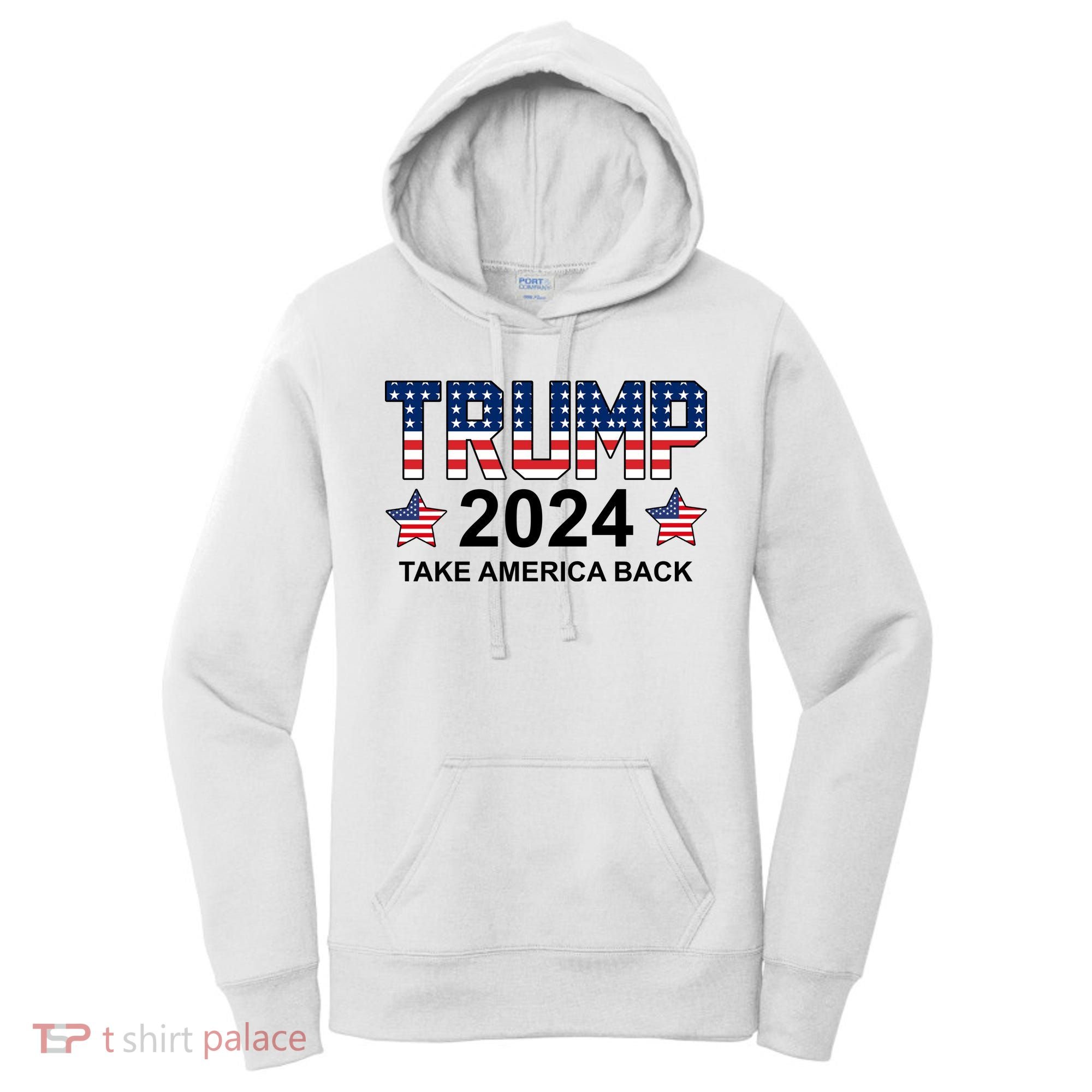 Donald Trump 2024 Take America Back Women's Hoodie