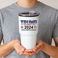 Donald Trump 2024 Take America Back Tumbler thumb 2