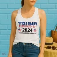 Donald Trump 2024 Take America Back Women's Tank Top thumb 2