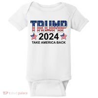 Donald Trump 2024 Take America Back Baby Bodysuit thumb 0