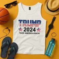 Donald Trump 2024 Take America Back Tank Top thumb 4