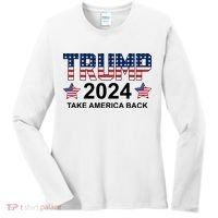 Donald Trump 2024 Take America Back Women's Long Sleeve Shirt thumb 0
