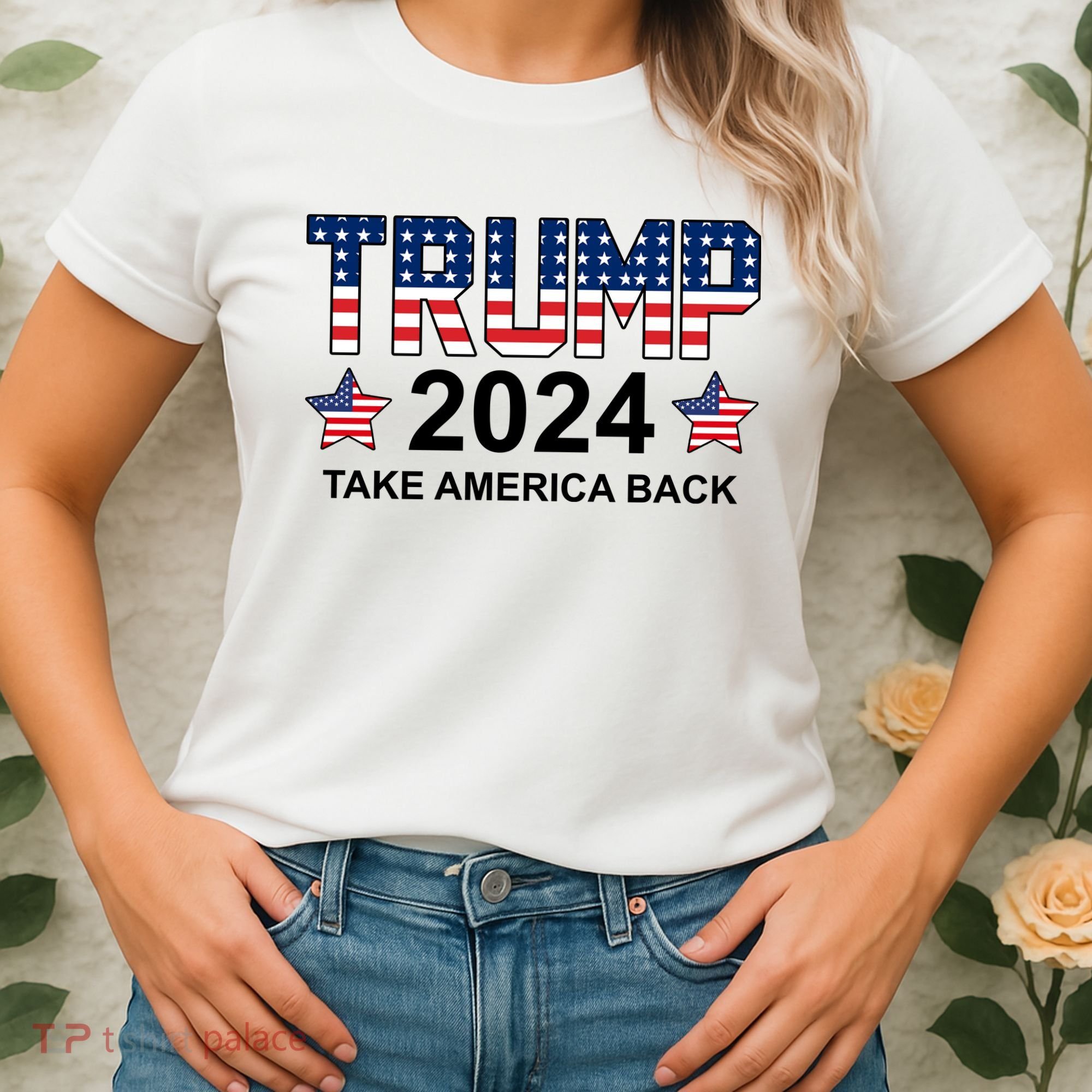 Donald Trump 2024 Take America Back Women's T-Shirt