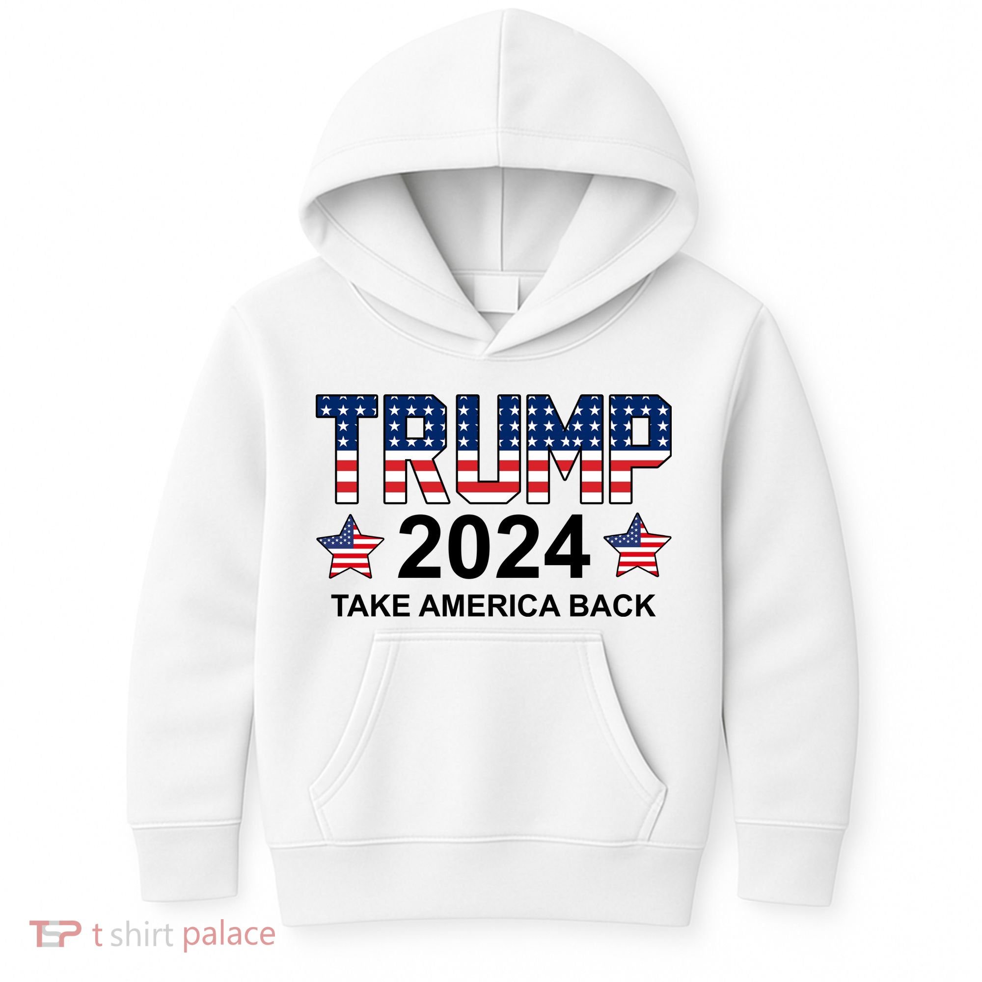 Donald Trump 2024 Take America Back Kids Hoodie