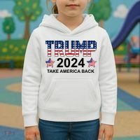 Donald Trump 2024 Take America Back Kids Hoodie thumb 3