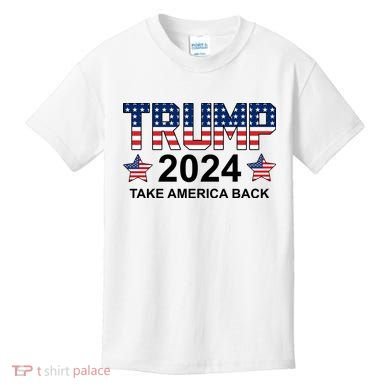 Donald Trump 2024 Take America Back Kids T-Shirt