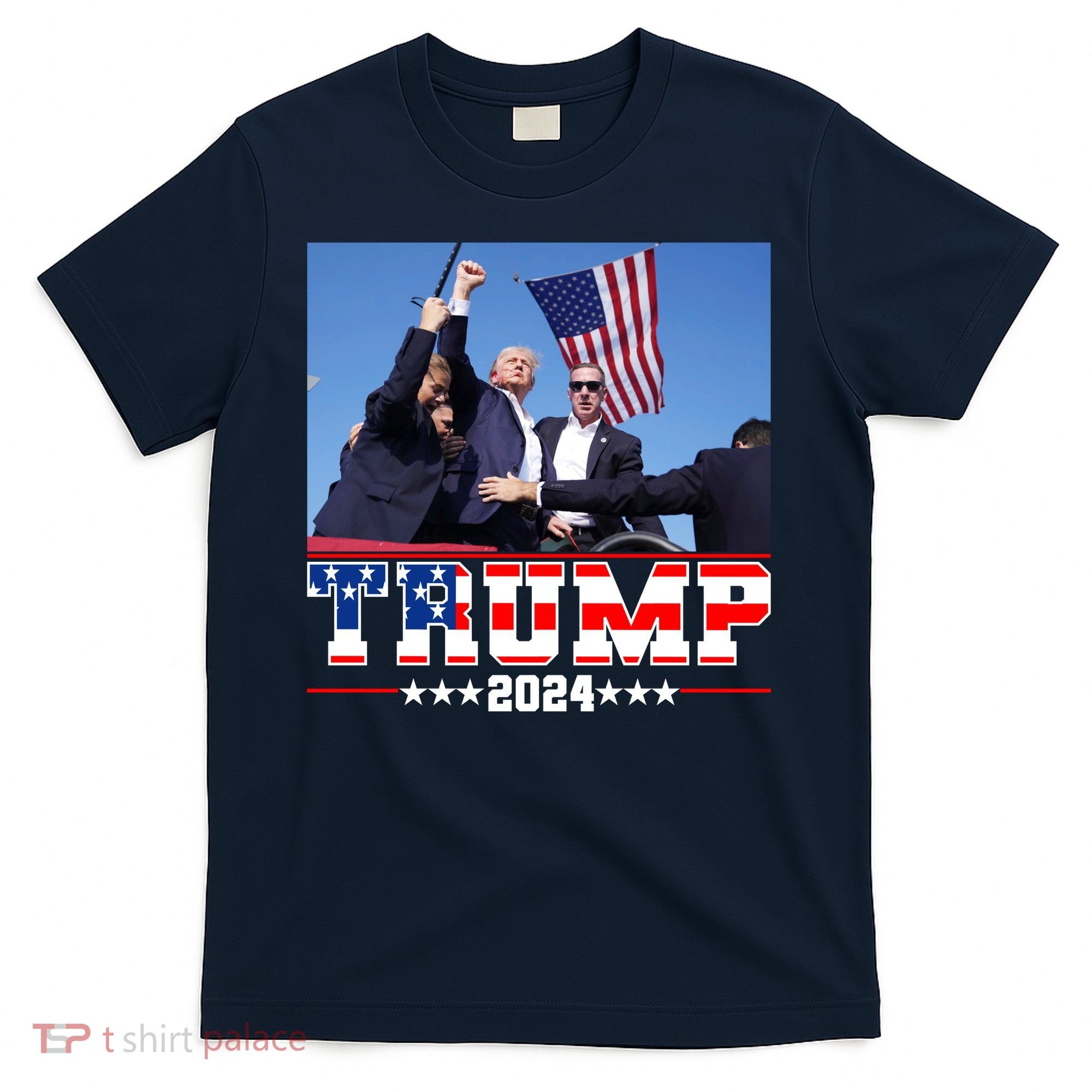 Donald Trump 2024 Survived Shot At Election Rally Usa T-Shirt