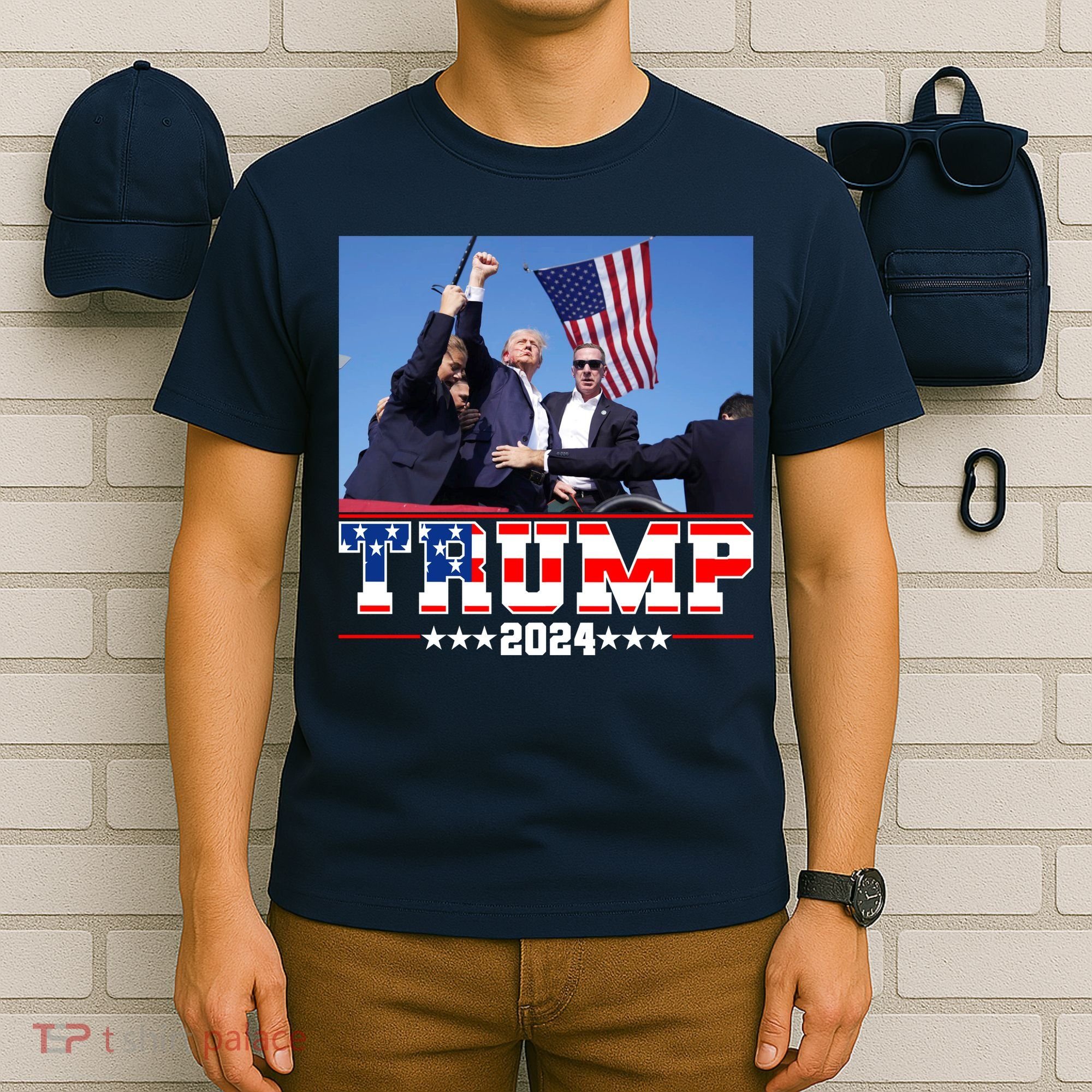 Donald Trump 2024 Survived Shot At Election Rally Usa T-Shirt