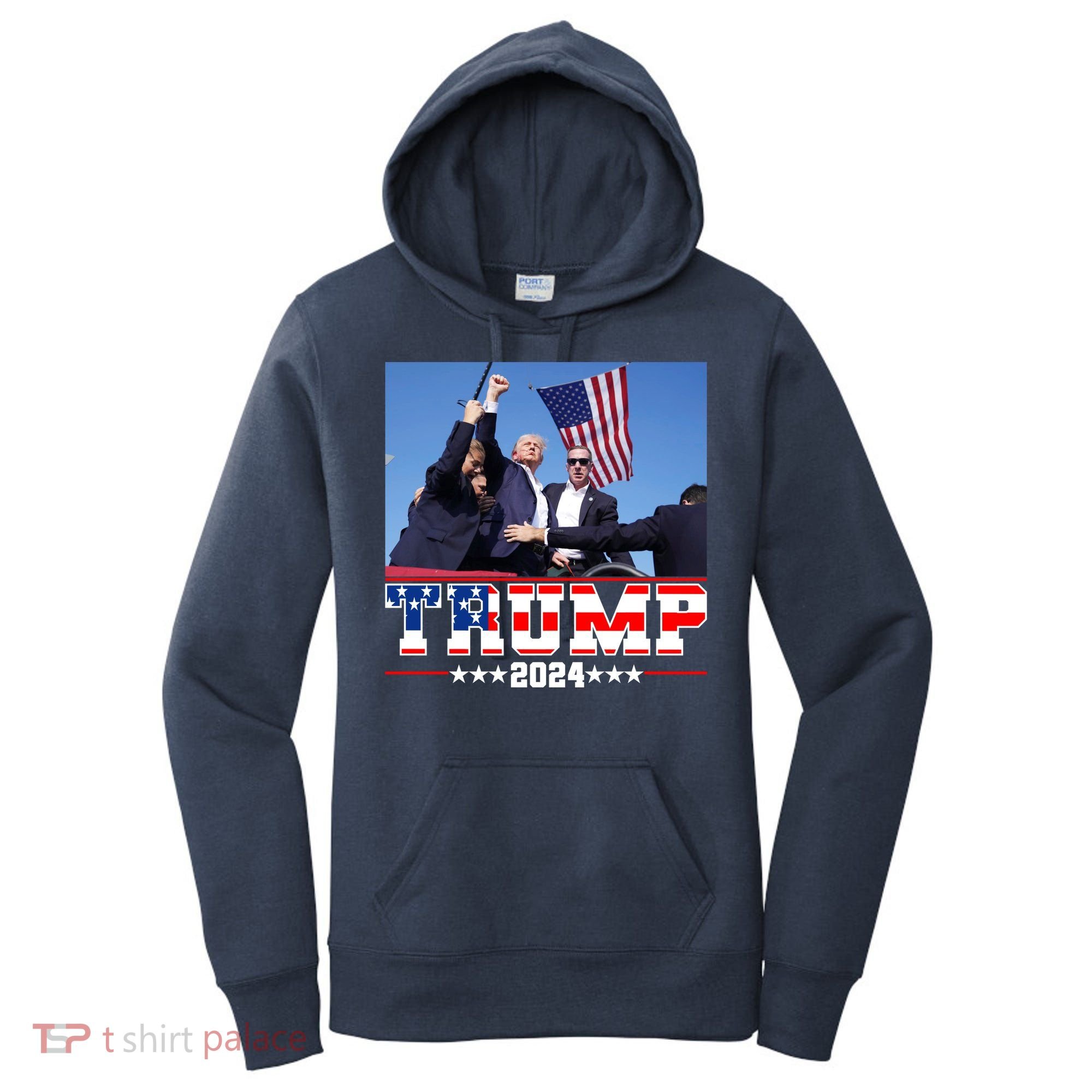 Donald Trump 2024 Survived Shot At Election Rally Usa Women's Hoodie