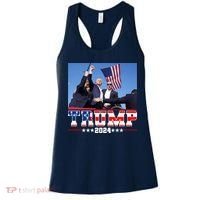 Donald Trump 2024 Survived Shot At Election Rally Usa Women's Tank Top thumb 0