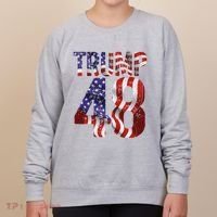 Donald Trump 2028 Trump 45 47 48th President Women's Sweatshirt thumb 0