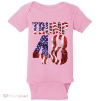 Donald Trump 2028 Trump 45 47 48th President Baby Bodysuit thumb 0