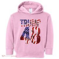 Donald Trump 2028 Trump 45 47 48th President Toddler Hoodie thumb 0