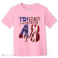 Donald Trump 2028 Trump 45 47 48th President Toddler T-Shirt thumb 0