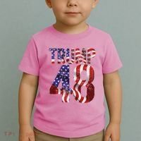 Donald Trump 2028 Trump 45 47 48th President Toddler T-Shirt thumb 2