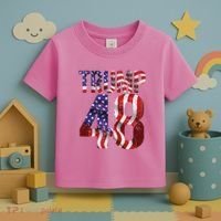 Donald Trump 2028 Trump 45 47 48th President Toddler T-Shirt thumb 3