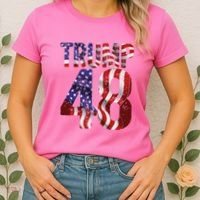 Donald Trump 2028 Trump 45 47 48th President Women's T-Shirt thumb 2