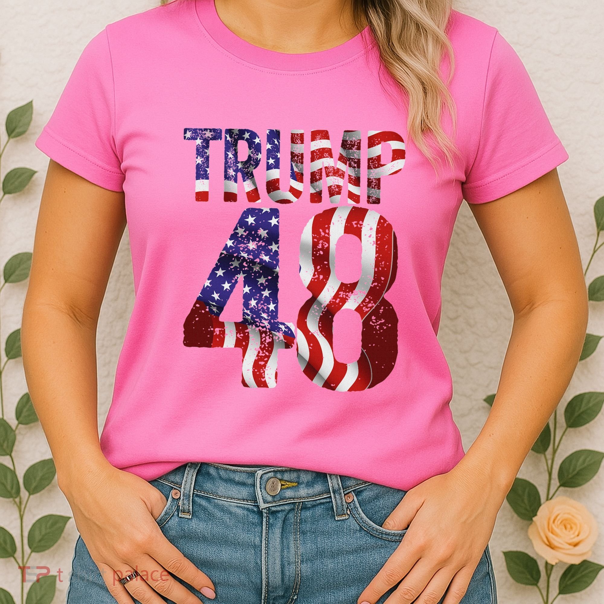 Donald Trump 2028 Trump 45 47 48th President Women's T-Shirt