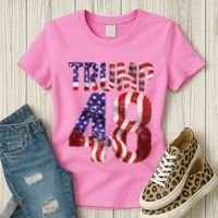 Donald Trump 2028 Trump 45 47 48th President Women's T-Shirt thumb 3