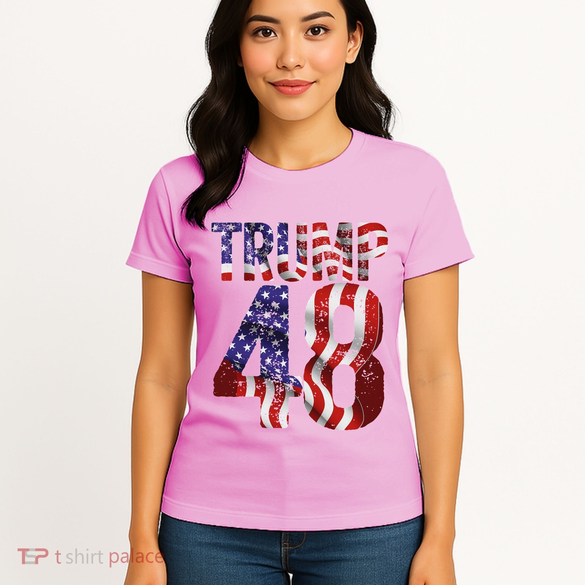 Donald Trump 2028 Trump 45 47 48th President Women's T-Shirt