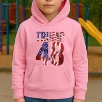 Donald Trump 2028 Trump 45 47 48th President Kids Hoodie thumb 2