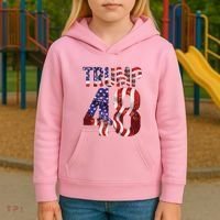 Donald Trump 2028 Trump 45 47 48th President Kids Hoodie thumb 3