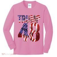 Donald Trump 2028 Trump 45 47 48th President Kids Long Sleeve Shirt thumb 0