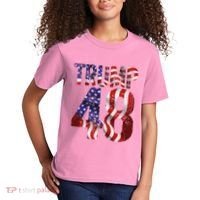 Donald Trump 2028 Trump 45 47 48th President Kids T-Shirt thumb 2