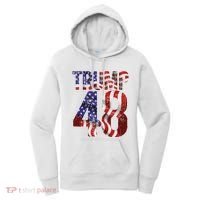 Donald Trump 2028 Trump 45 47 48th President Women's Hoodie thumb 0