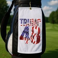Donald Trump 2028 Trump 45 47 48th President Golf Towel thumb 2